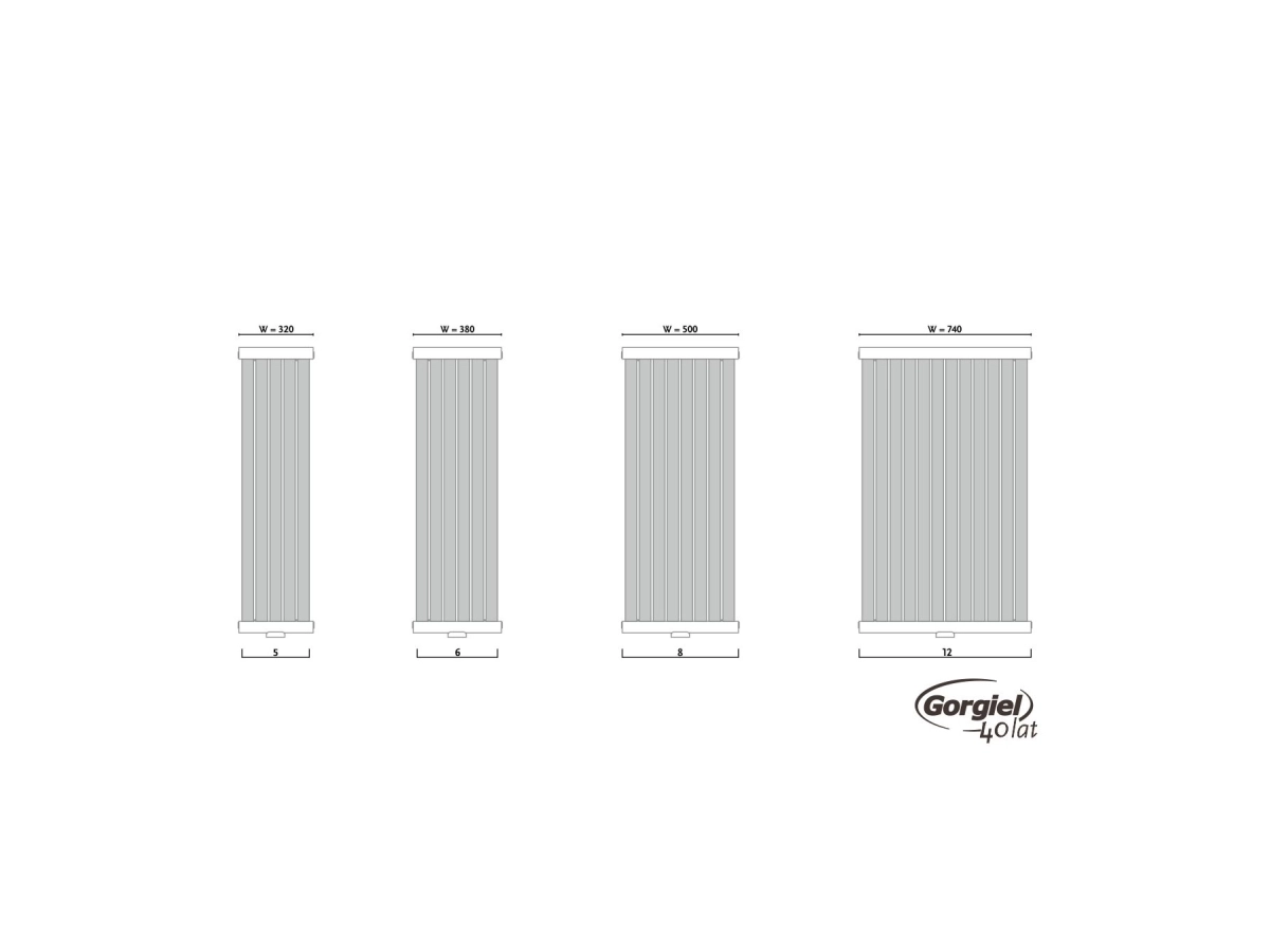 Radiator design GORGIEL GERONA AG 180/30