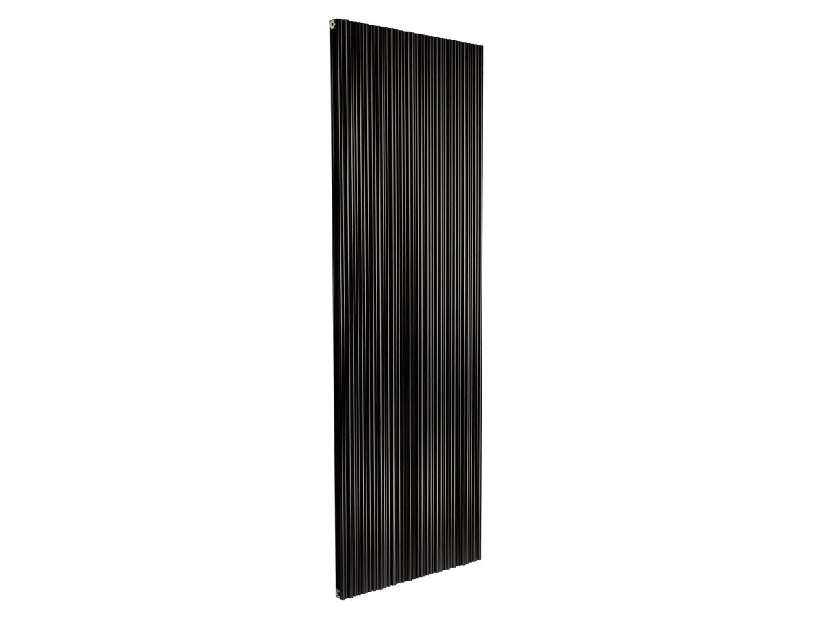 Calorifer decorativ LOJIMAX, colectia BAMBOO DOUBLE inaltimea 300 mm. latimea 239 mm. Negru mat