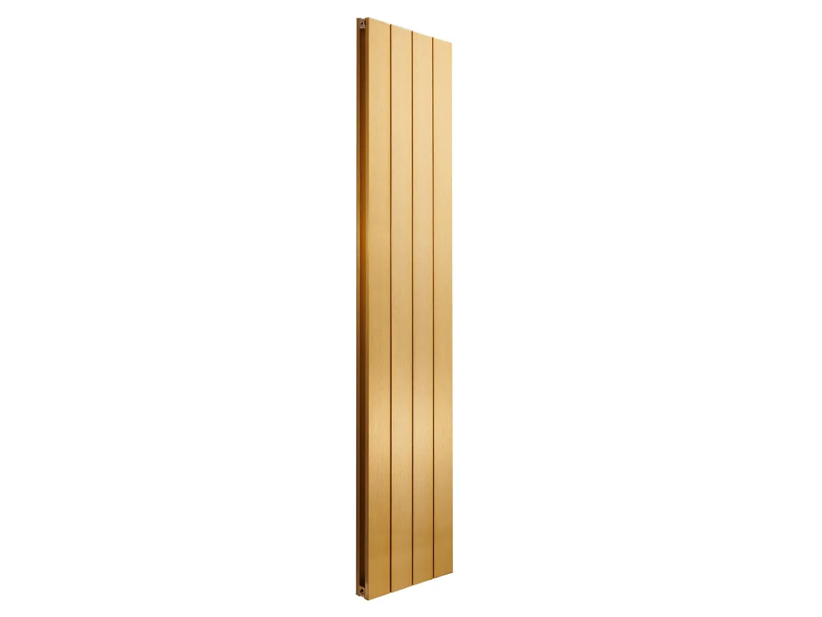 Дизайнерский радиатор LOJIMAX коллекция KALSEDON DOUBLE 1800x375 мм, GOLD SATIN