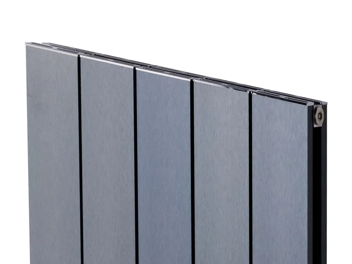 Дизайнерский радиатор LOJIMAX коллекция KALSEDON DOUBLE 1600x470 мм, BLUE SATIN