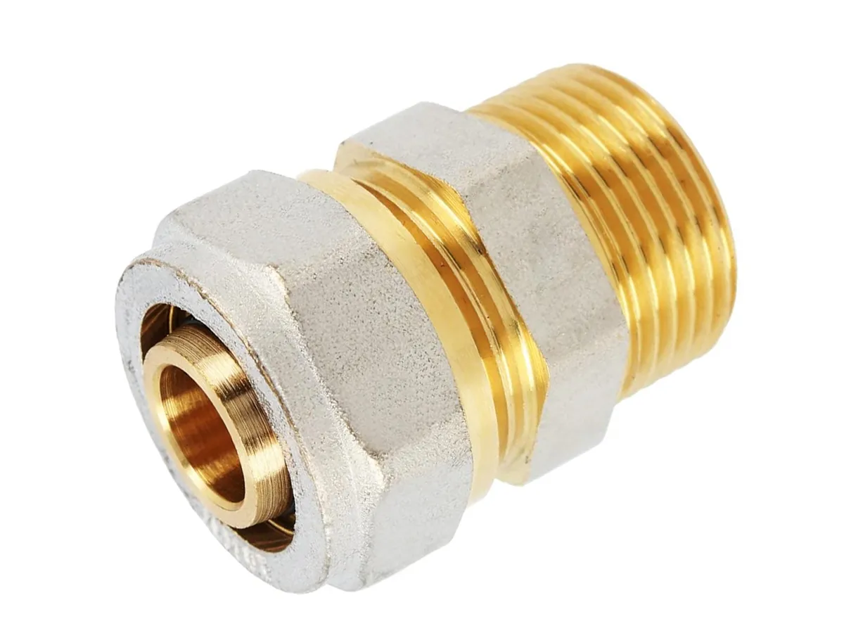  Переход для трубы металлопластика PEX-AL-PEX M 20 мм x 1/2 