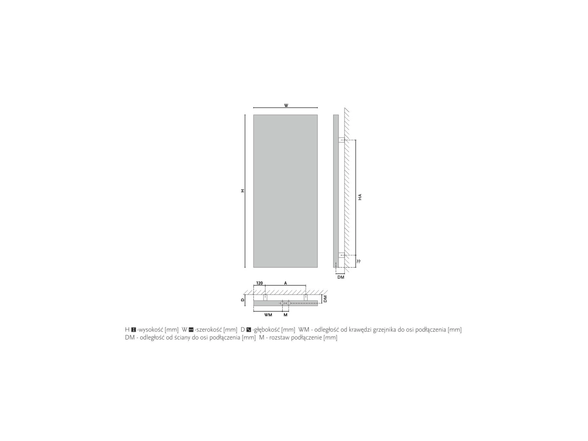 Radiator design GORGIEL FIGIL V AFI V 125/50