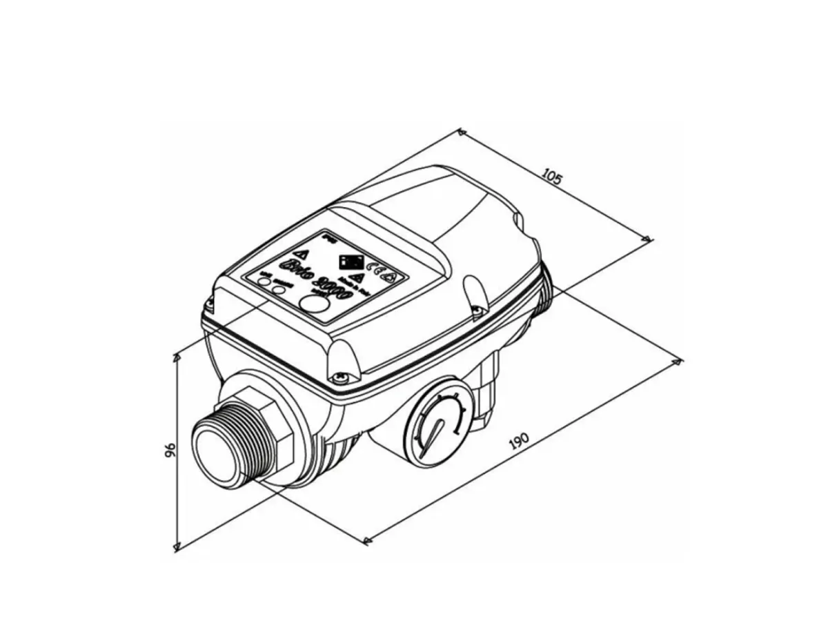 Regulator electronic de presiune Brio-MT 2000