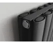 Дизайнерский радиатор CARISA коллекция TALLIS DOUBLE 1800x470 мм, Чёрный