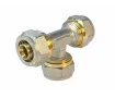  Тройник для трубы металлопластика PEX-AL-PEX 20 мм x 20 мм x 20 мм