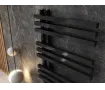 Дизайнерский полотенцесушитель CARISA коллекция TERRA 852x500 мм, Чёрный