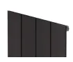 Calorifer decorativ LOJIMAX colecția KALSEDON 1800x375 mm, BLACK SATIN