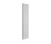 Calorifer decorativ LOJIMAX colecția BAMBOO DOUBLE 1800x359 mm, Inox Matt Anodising