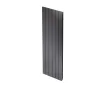 Calorifer decorativ  LOJIMAX colecția KALSEDON DOUBLE 2000x470 mm, Antracit