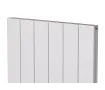 Calorifer decorativ  LOJIMAX colecția KALSEDON DOUBLE 2000x470 mm, Alb