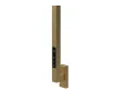 Uscător de prosoape de design CARISA, colecția MAXIM, 1500x30 mm, Brushed brass