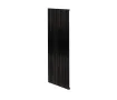 Calorifer decorativ LOJIMAX, colectia BAMBOO inaltimea 300 mm. latimea 239 mm. BLACK MATT ANODISING