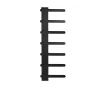 Uscător de prosoape de design LOJIMAX colecția NUMMO STYLE 940x450 mm, Negru