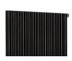Calorifer decorativ LOJIMAX, colectia BAMBOO inaltimea 300 mm. latimea 239 mm. BLACK MATT ANODISING