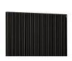Calorifer decorativ LOJIMAX, colectia BAMBOO DOUBLE inaltimea 300 mm. latimea 239 mm. Negru mat