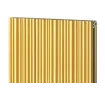 Calorifer decorativ LOJIMAX colecția BAMBOO DOUBLE 1800x359 mm, Gold Matt Anodising