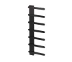 Uscător de prosoape de design LOJIMAX colecția NUMMO STYLE 940x450 mm, Negru