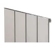 Calorifer decorativ LOJIMAX colecția KALSEDON 1800x470 mm, INOX SATIN