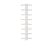 Uscător de prosoape de design LOJIMAX colecția BALLOSS STYLE 940x500 mm, Alb