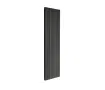 Дизайнерский радиатор LOJIMAX коллекция BAMBOO DOUBLE 1800x359 мм, Black Matt Anodising