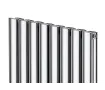 Calorifer decorativ LOJIMAX colecția BELLA DOUBLE 1800x404 mm, Crom