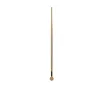 Uscător de prosoape de design CARISA, colecția DANTE, 1500x32 mm, Brushed brass