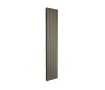 Calorifer decorativ LOJIMAX colecția BAMBOO DOUBLE 600x959 mm, Bronze Matt Anodising