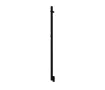 Uscător de prosoape de design CARISA, colecția MAXIM, 1500x30 mm, Negru