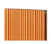 Calorifer decorativ LOJIMAX, colectia BAMBOO DOUBLE inaltimea 300 mm. latimea 239 mm. COPPER MATT ANODISING