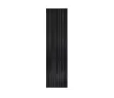 Calorifer decorativ LOJIMAX colecția BAMBOO 1600x359 mm, Black Matt Anodising