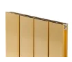 Дизайнерский радиатор LOJIMAX коллекция KALSEDON DOUBLE 1800x375 мм, GOLD SATIN