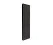 Дизайнерский радиатор LOJIMAX коллекция KALSEDON DOUBLE 1600x470 мм, BLACK SATIN