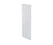 Calorifer decorativ LOJIMAX colecția DIAMOND DOUBLE 2000x396 mm, Alb