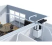 Recuperator de aer cu sistem de ventilație de perete Mitsubishi Electric VL-500CZPVU-R-EG (debit de aer 500 m³/h)