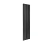 Calorifer decorativ LOJIMAX, colectia  DIAMOND DOUBLE inaltimea 300 mm. latimea 296 mm. negru mat