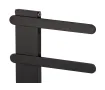 Дизайнерский полотенцесушитель LOJIMAX коллекция NUMMO STYLE 1540x450 мм, Черный