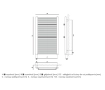 Дизайнерский полотенцесушитель GORGIEL ZENITH DR/P AZ-DR/P 70/60