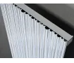 Calorifer decorativ LOJIMAX colecția BAMBOO 1600x359 mm, Light Anodising