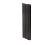 Дизайнерский радиатор LOJIMAX коллекция KALSEDON DOUBLE 1600x470 мм, BLACK SATIN