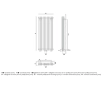Дизайнерский радиатор GORGIEL IBERIS V AIB V 100/20
