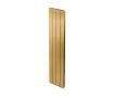 Дизайнерский радиатор LOJIMAX коллекция KALSEDON DOUBLE 1800x375 мм, GOLD SATIN