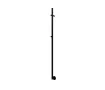 Uscător de prosoape de design CARISA, colecția DANTE, 1500x32 mm, Negru
