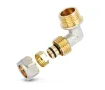 Cot conector pentru teava multistrat PEX-AL-PEX M 16 mm x 1/2 