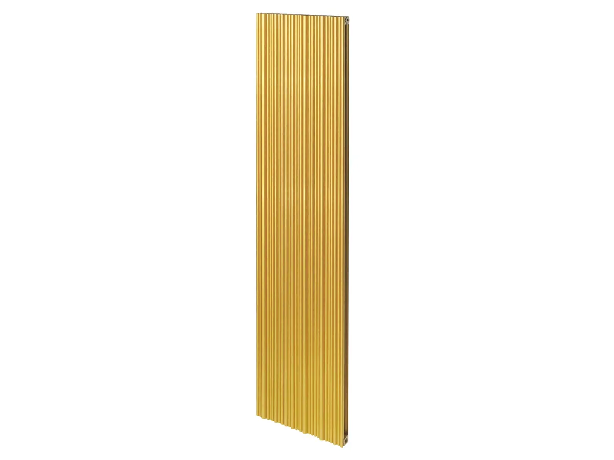 Calorifer decorativ LOJIMAX colecția BAMBOO DOUBLE 1800x359 mm, Gold Matt Anodising