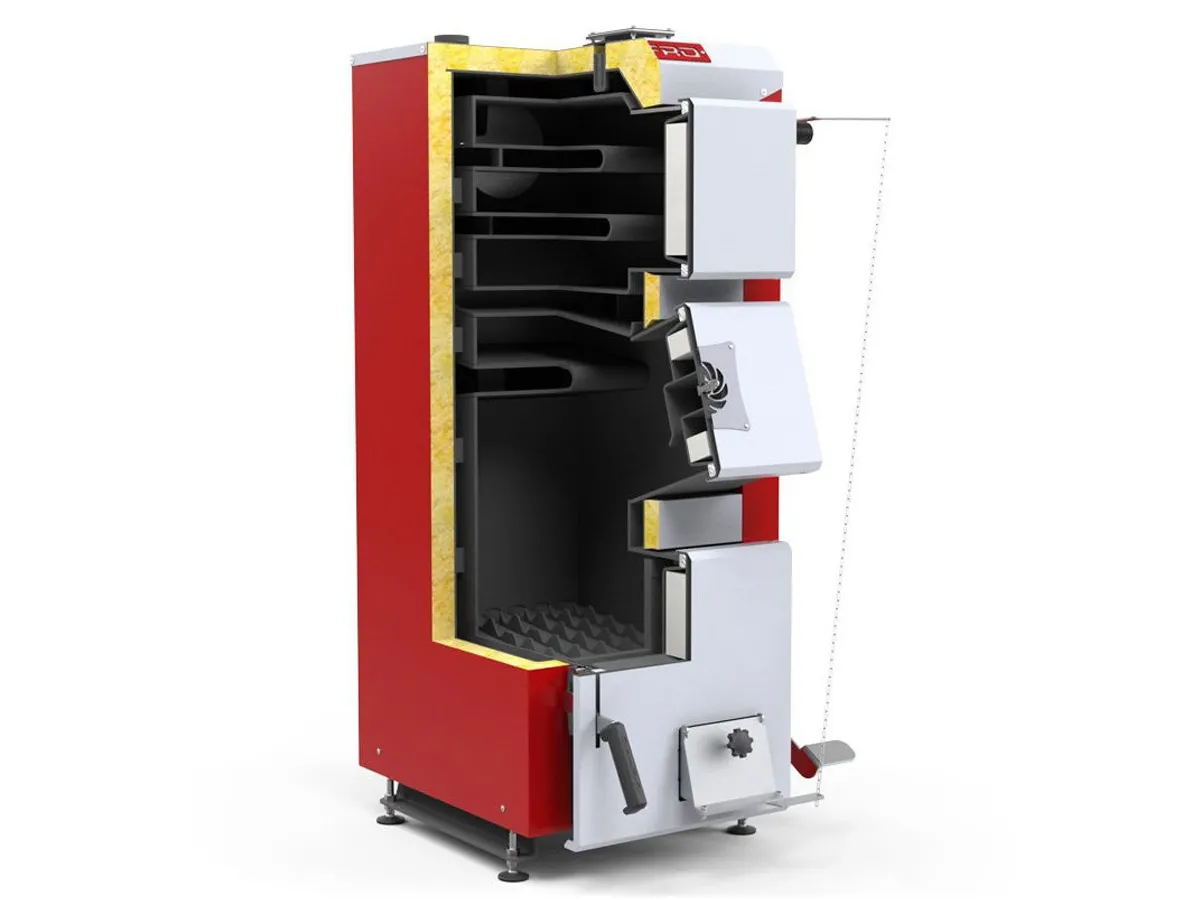 Cazan pe combustibil solid cu incarcare manuala DEFRO AGRO 14 kW