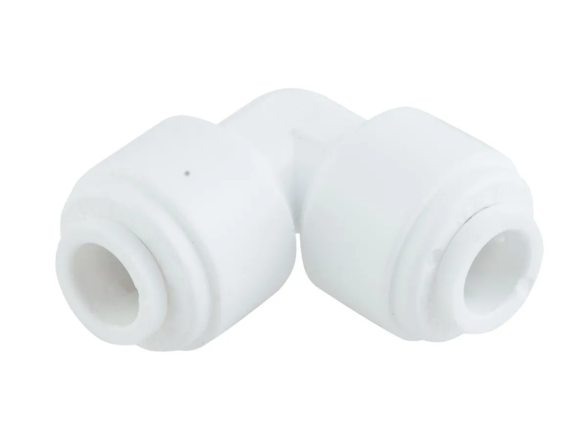 Racord cu cot în formă de L cu apăsare 1/4"x1/4" pentru sisteme de osmoză inversă