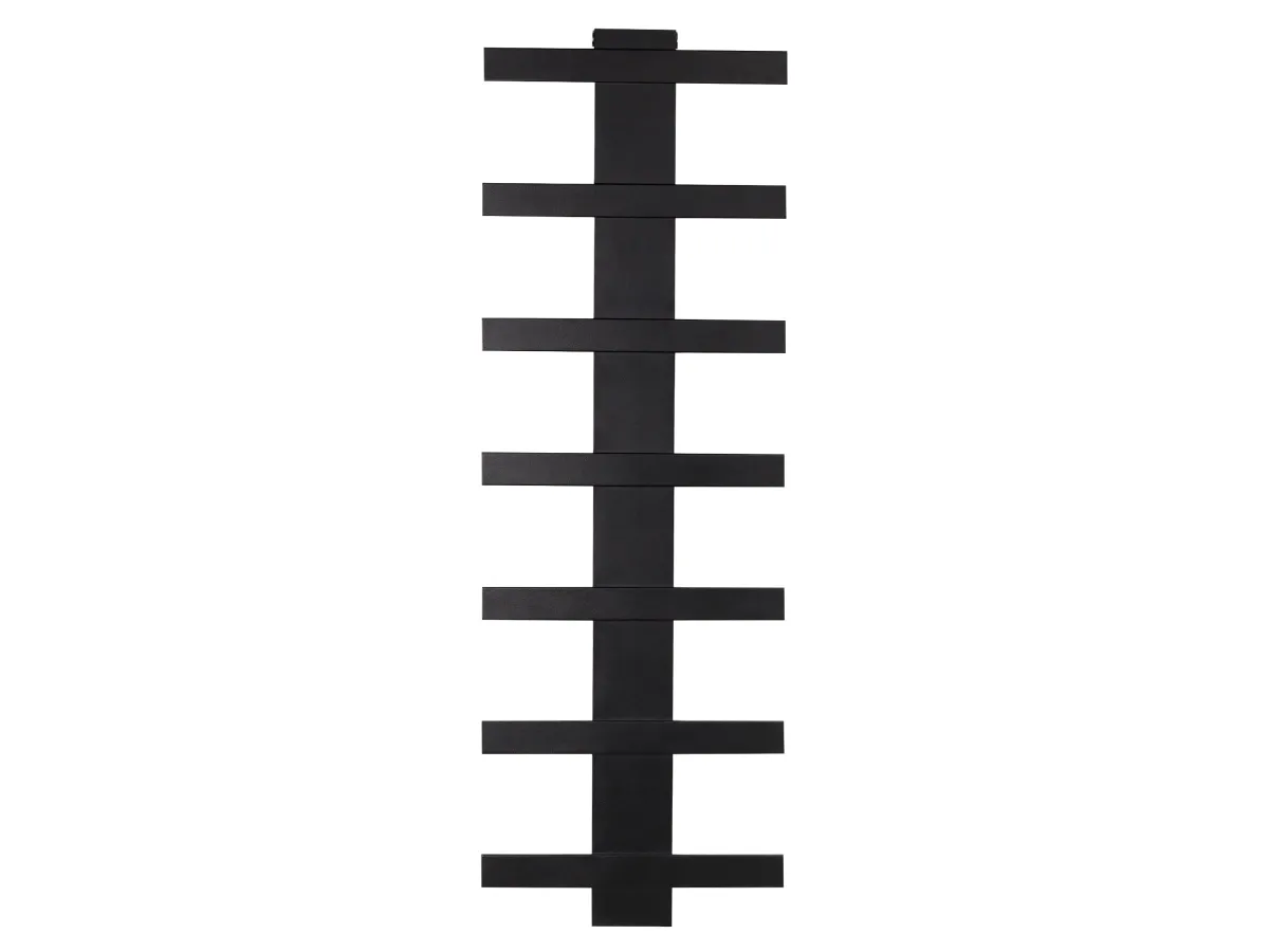 Uscător de prosoape de design LOJIMAX colecția ALBATROS STYLE 1540x450 mm, Negru