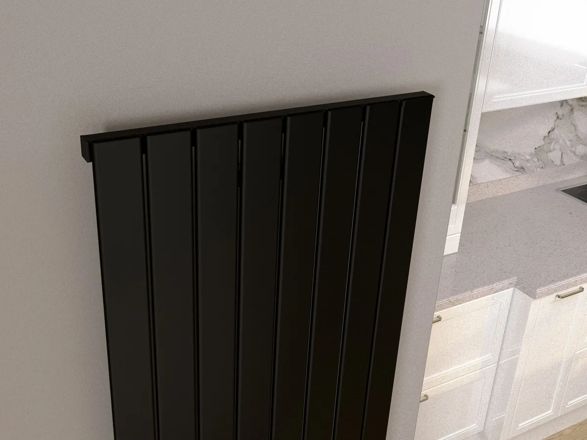 Calorifer decorativ LOJIMAX colecția ROYAL 1400x366 mm, Negru