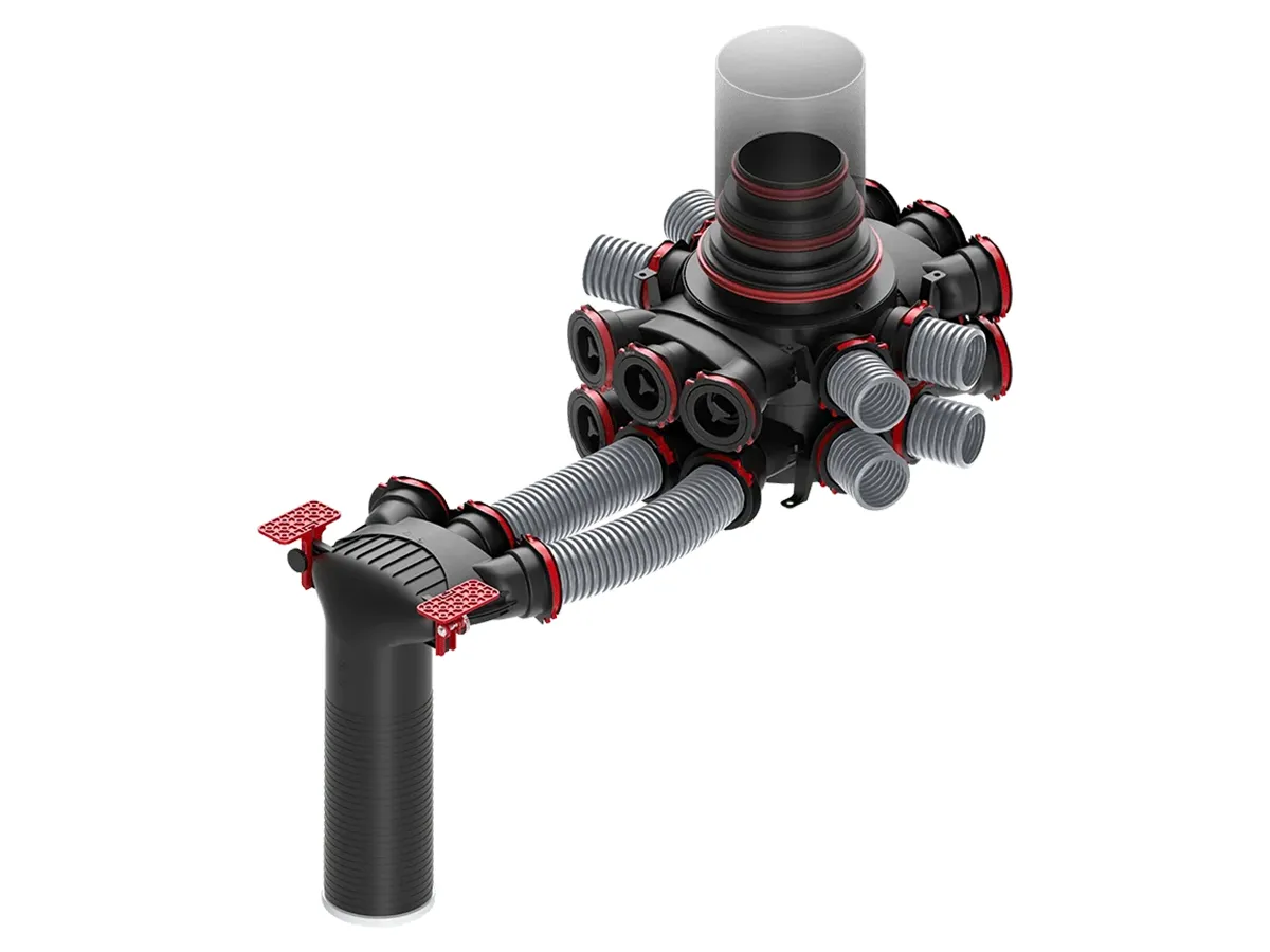 Распределительная коробка HEATPEX ARIA CONNECT (10 x Ø75 мм)
