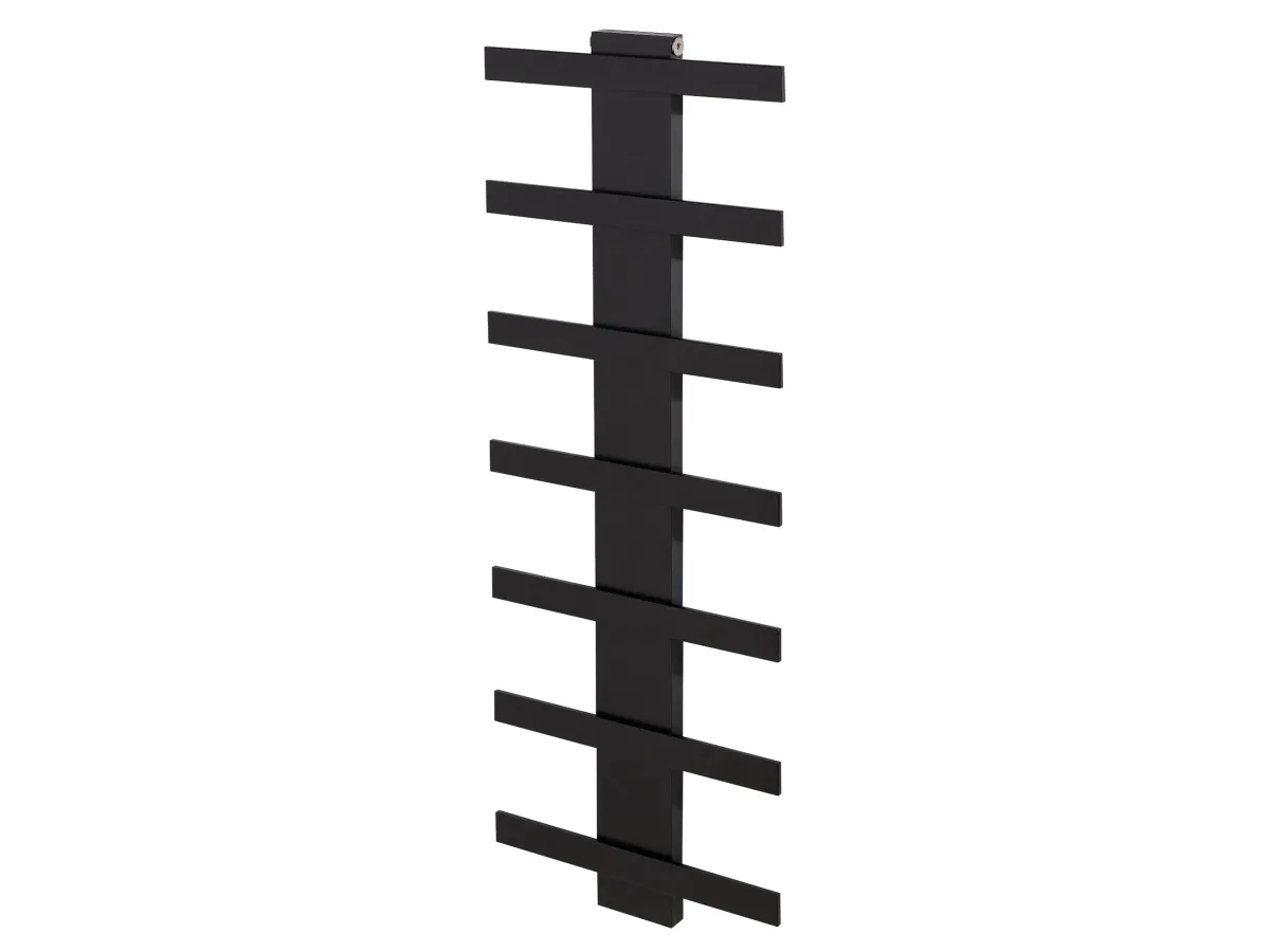 Uscător de prosoape de design LOJIMAX colecția ALBATROS STYLE 1540x450 mm, Negru